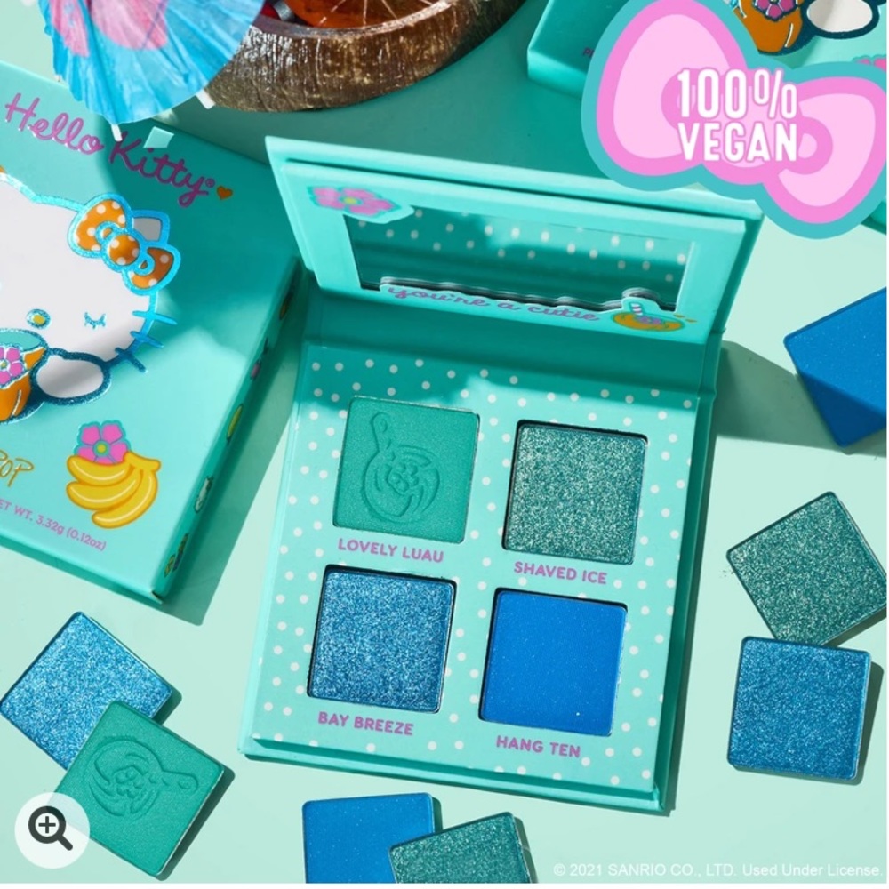 🦖 5/$35 BNIB Colourpop x Hello Kitty palette